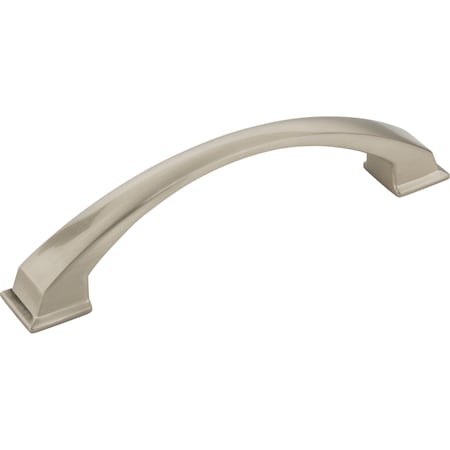Jeffrey Alexander 128 mm Center-to-Center Satin Nickel Arched Roman Cabinet Pull 944-128SN